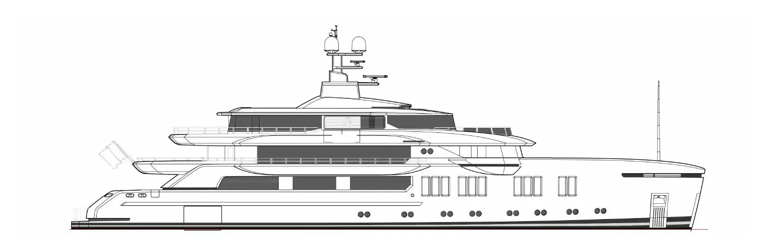 Technical side profile of Yatzo